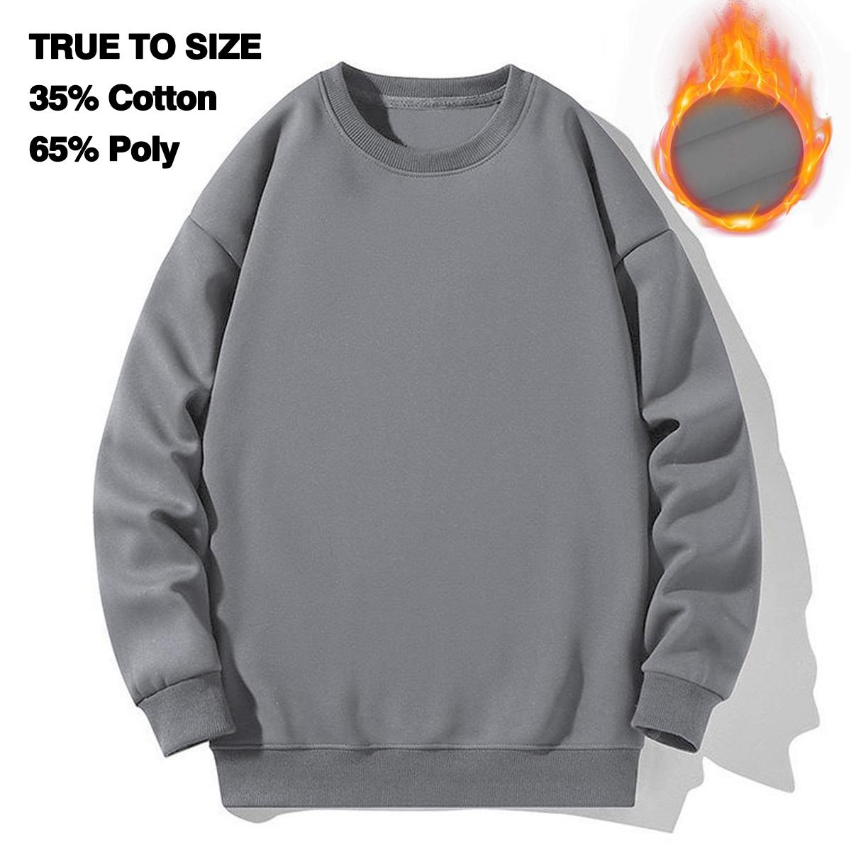 Holafish H70 plain grey unisex crewneck sweatshirt