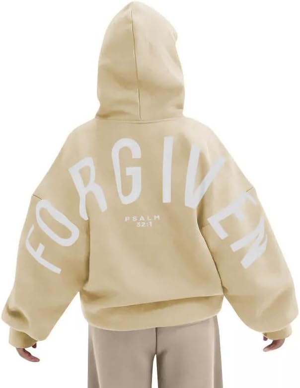 Unisex Y2K Vintage Slogan Oversized Hoodie Retro 2000s Streetwear Casual Edgy Pullover for Daily Outfits