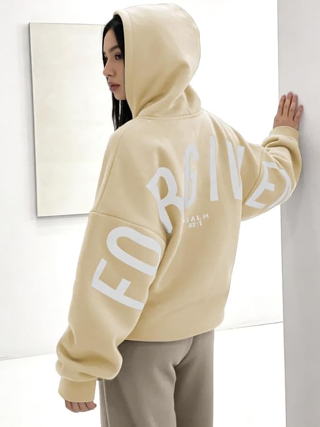 Unisex Y2K Vintage Slogan Oversized Hoodie Retro 2000s Streetwear Casual Edgy Pullover for Daily Outfits